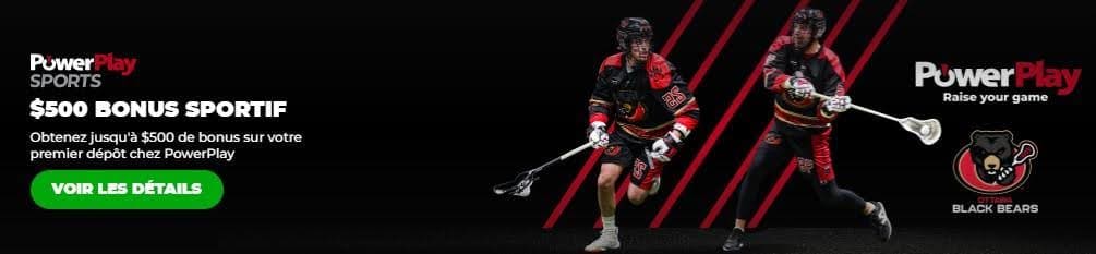 Powerplay Casino bonus bienvenue sport