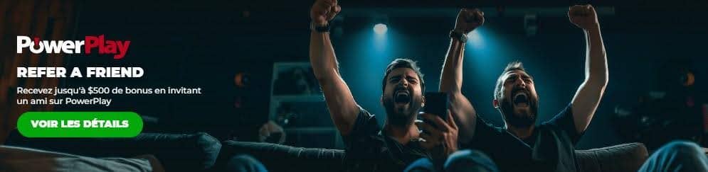 Powerplay Casino programme parrainage